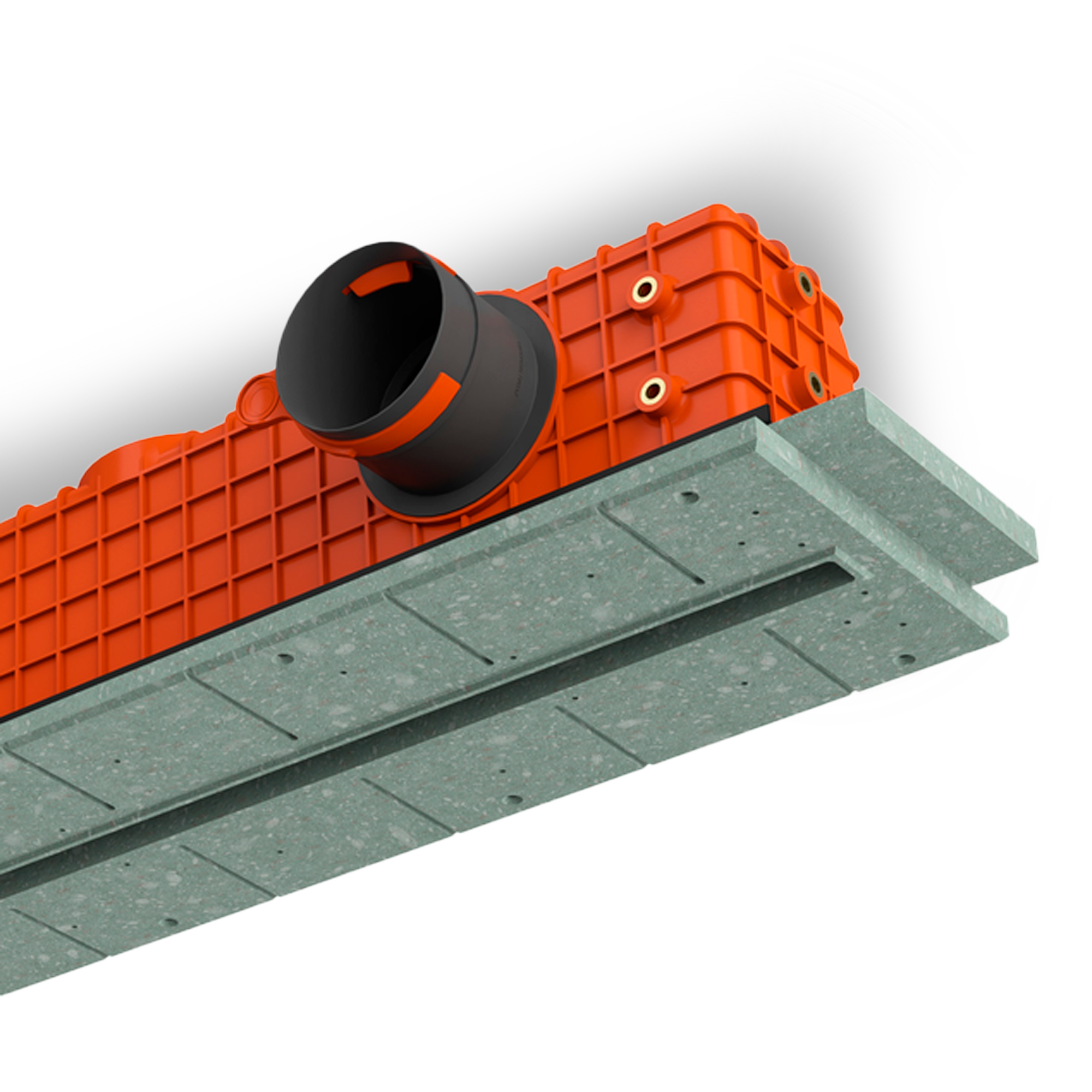Лінійний дифузор прихованого монтажу ERGOVENT SINGLE PROFILE 1000/75