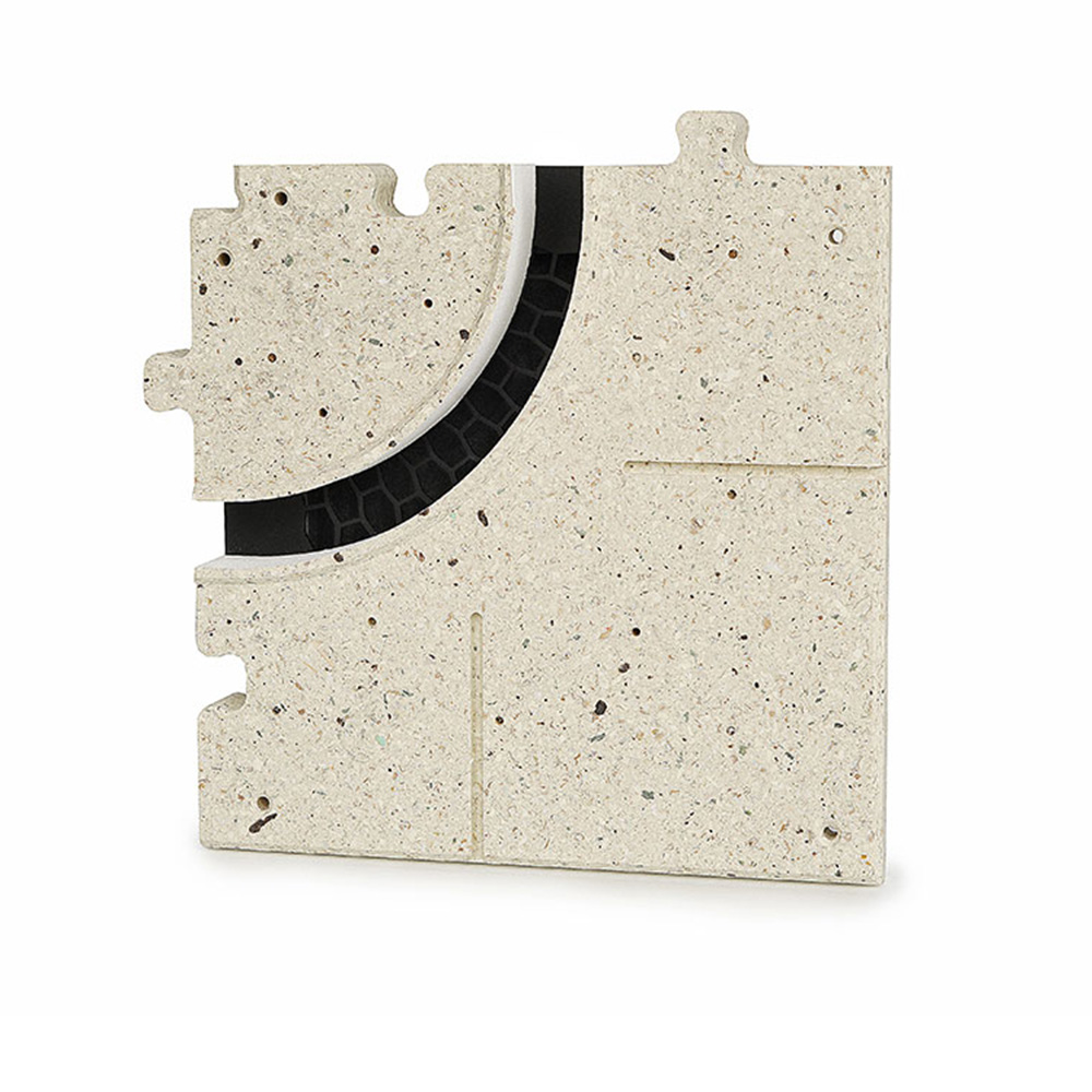 Кутовий елемент ERGOVENT PROFILE PUZZLE MULPRO-7 (90° округлений)